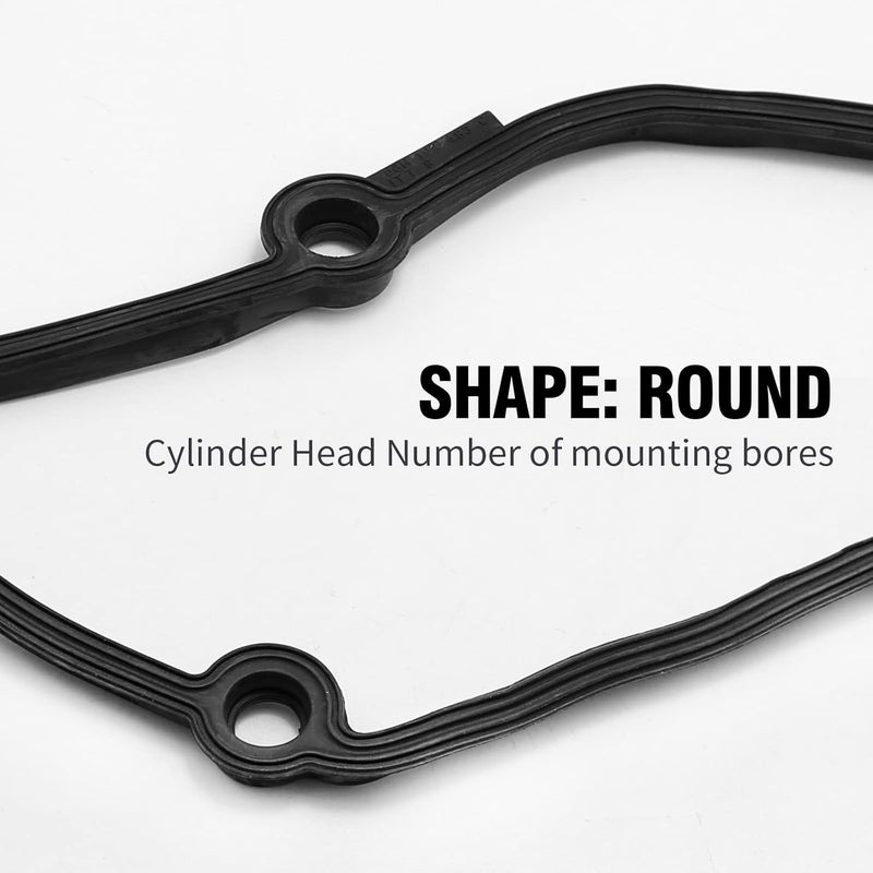 MDEOOSKY Upper Timing Chain Cover Gasket & Seal Kit Replacement for A3 A4 S4 A5 Q3 Q5 Jetta Passat CC EA888 1.8TFSI 2.0TFSI, 06H103483D 06H103483C - Image 5
